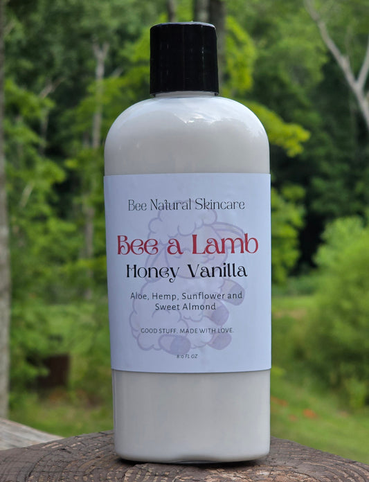 Bee a Lamb-- Hemp~Sunflower~Sweet Almond lotion