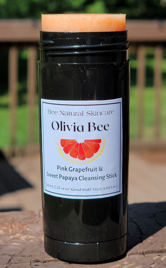 Olivia Bee Pink Grapefruit & Sweet Papaya Cleansing Stick   2.25oz